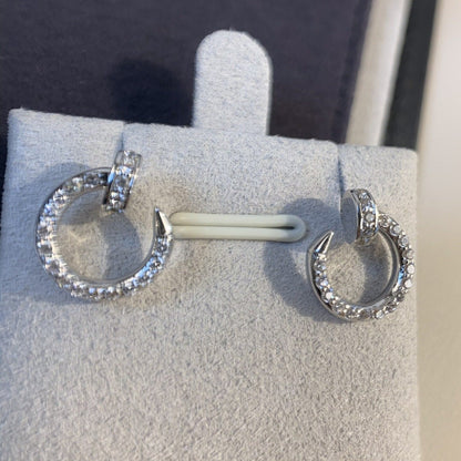 [vivabelle]JUSTE EARRINGS SILVER DIAMONDS