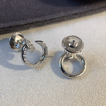 [vivabelle]JUSTE EARRINGS SILVER DIAMONDS