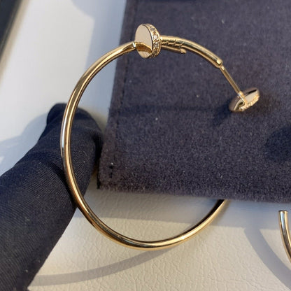 [vivabelle]JUSTE EARRINGS GOLD DIAMONDS 1.8MM