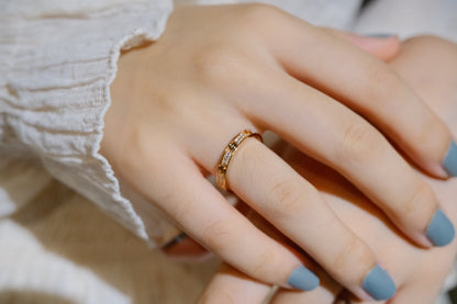 [vivabelle]LOVE RING 2.65MM DIAMOND