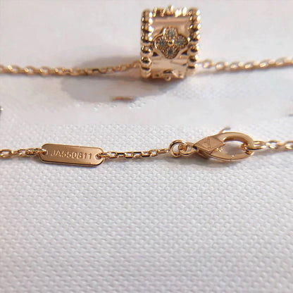 [vivabelle]PERLEE PEDANT NECKLACE GOLD / ROSE GOLD