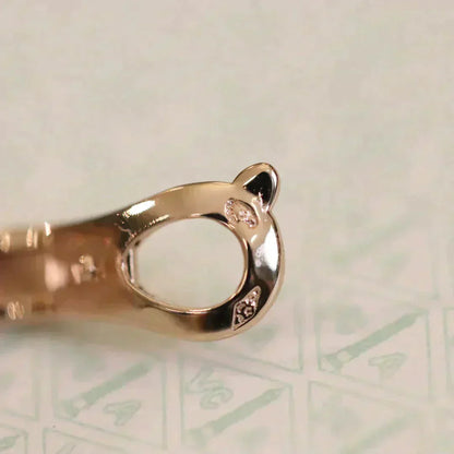 [vivabelle]CLOVER MEDIUM 1 MOTIFS FUll DIAMOND EARRINGS