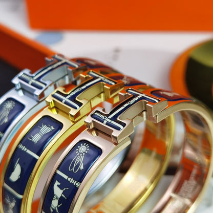 [vivabelle]H COUVERTURES DARK BLUE BRACELET