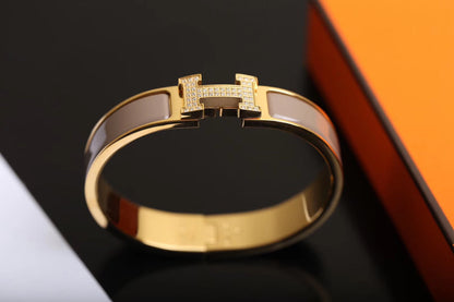 [vivabelle]H BRACELET GOLD DIAMOND
