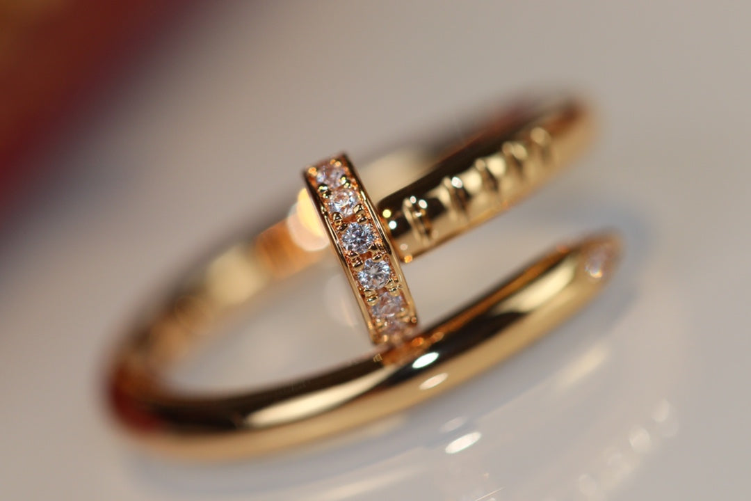 [vivabelle]JUSTE RING 2.65MM GOLD DIAMOND