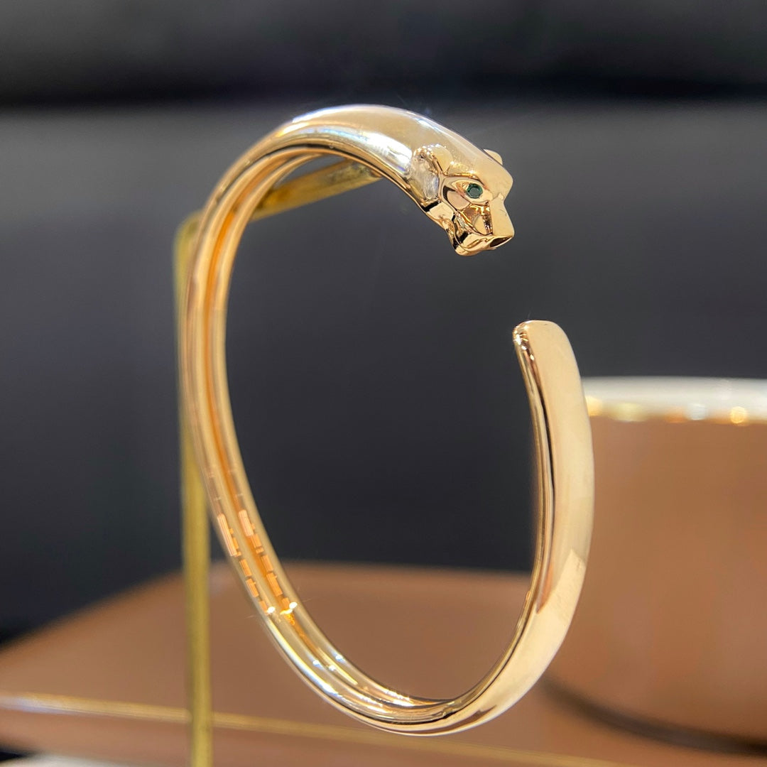 [vivabelle]PANTHERE GOLD OPEN BRACELET