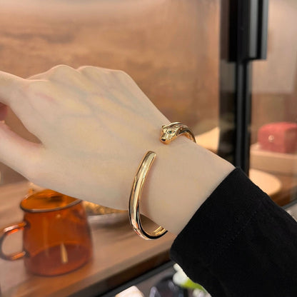 [vivabelle]PANTHERE GOLD OPEN BRACELET