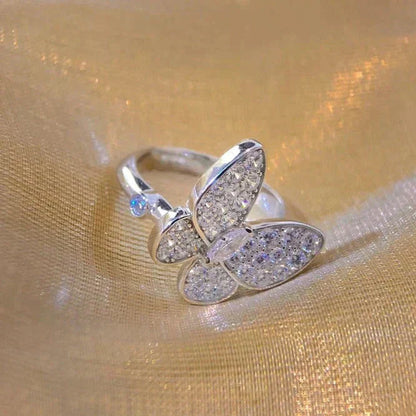 [vivabelle]BUTTERFLY DIAMOND RING