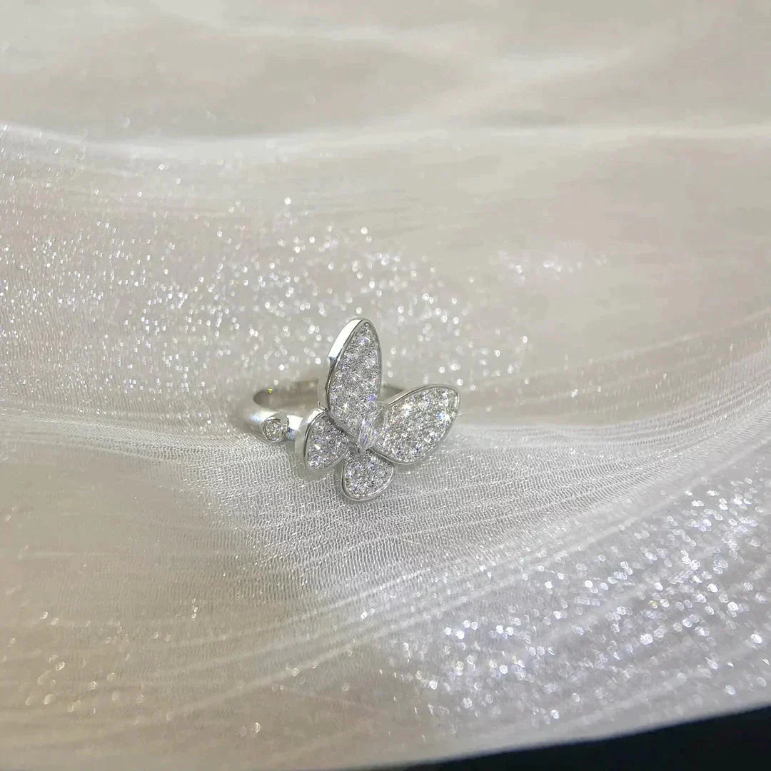 [vivabelle]BUTTERFLY DIAMOND RING