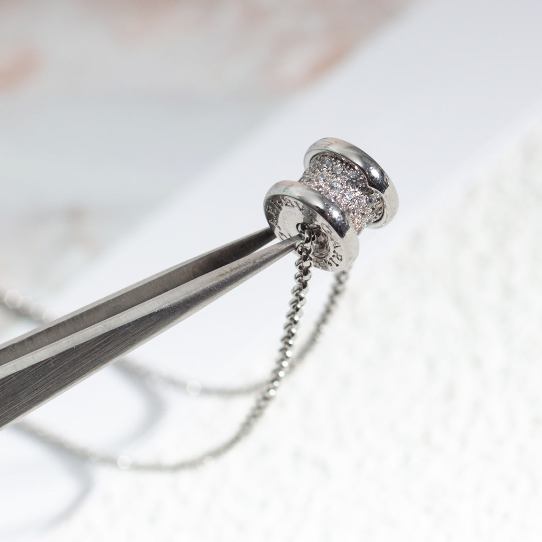 [vivabelle]ZERO 1 SILVER DIAMOND NECKLACE