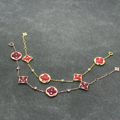 [vivabelle]STAR AND SUN CARNELIAN 4 MOTIFS 3 DIAMONDS