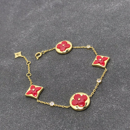 [vivabelle]STAR AND SUN CARNELIAN 4 MOTIFS 3 DIAMONDS