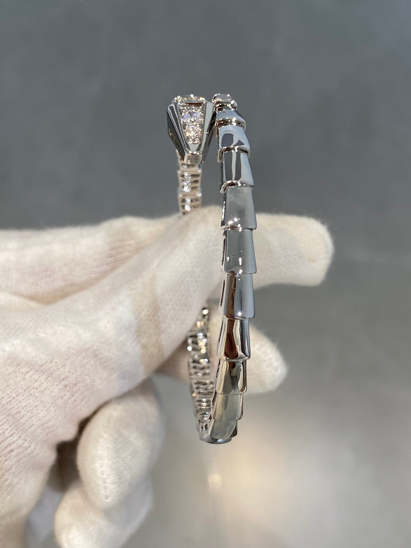 [vivabelle]SERPENTI BRACELET DIAMONDS SILVER