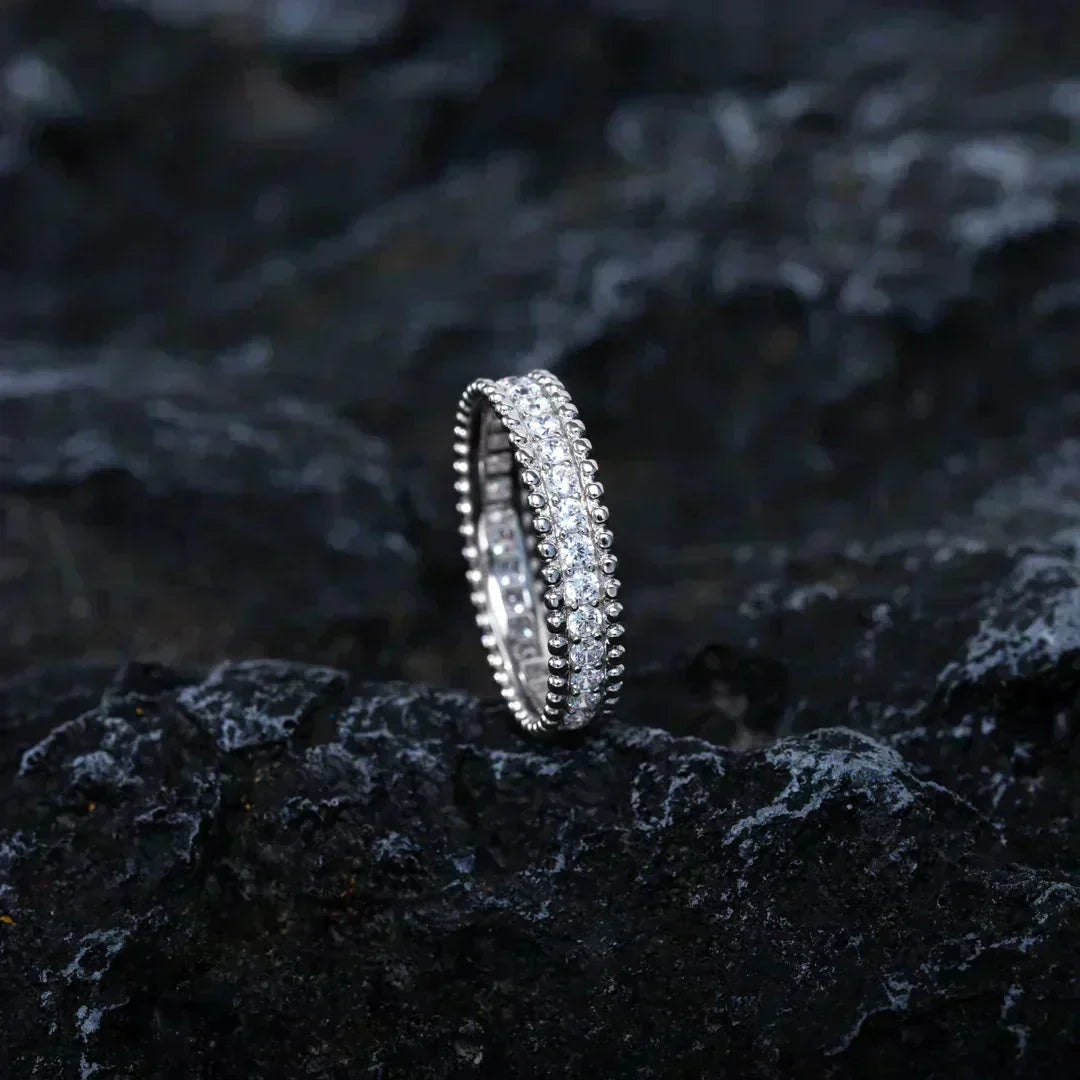 [vivabelle]PERLEE DIAMOND SILVER RING