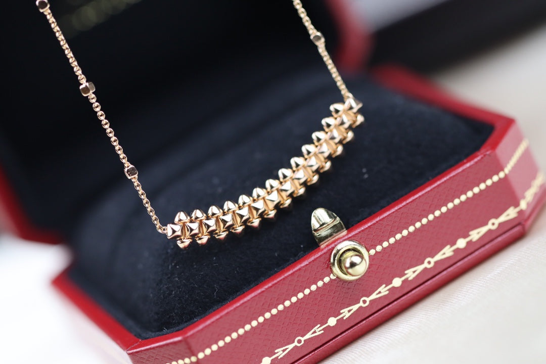 [vivabelle]CLASH PINK GOLD NECKLACE