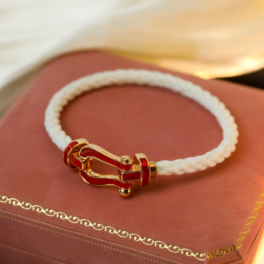 [vivabelle]FORCE 10 WHITE TEXTILE DIAMOND PAVED