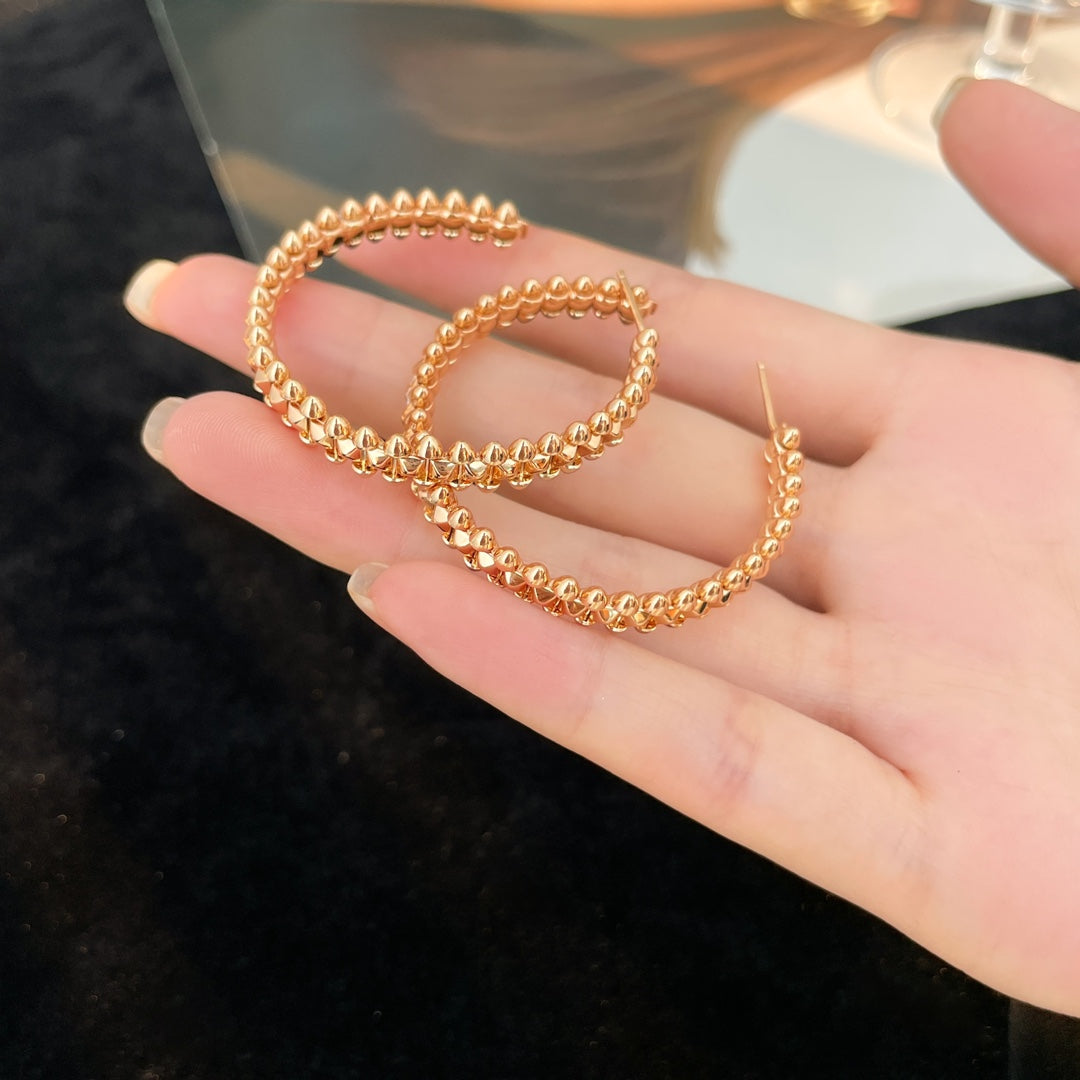 [vivabelle]CLASH HOOP EARRINGS