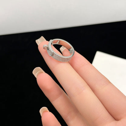 [vivabelle]KELLY SILVER DIAMOND RING