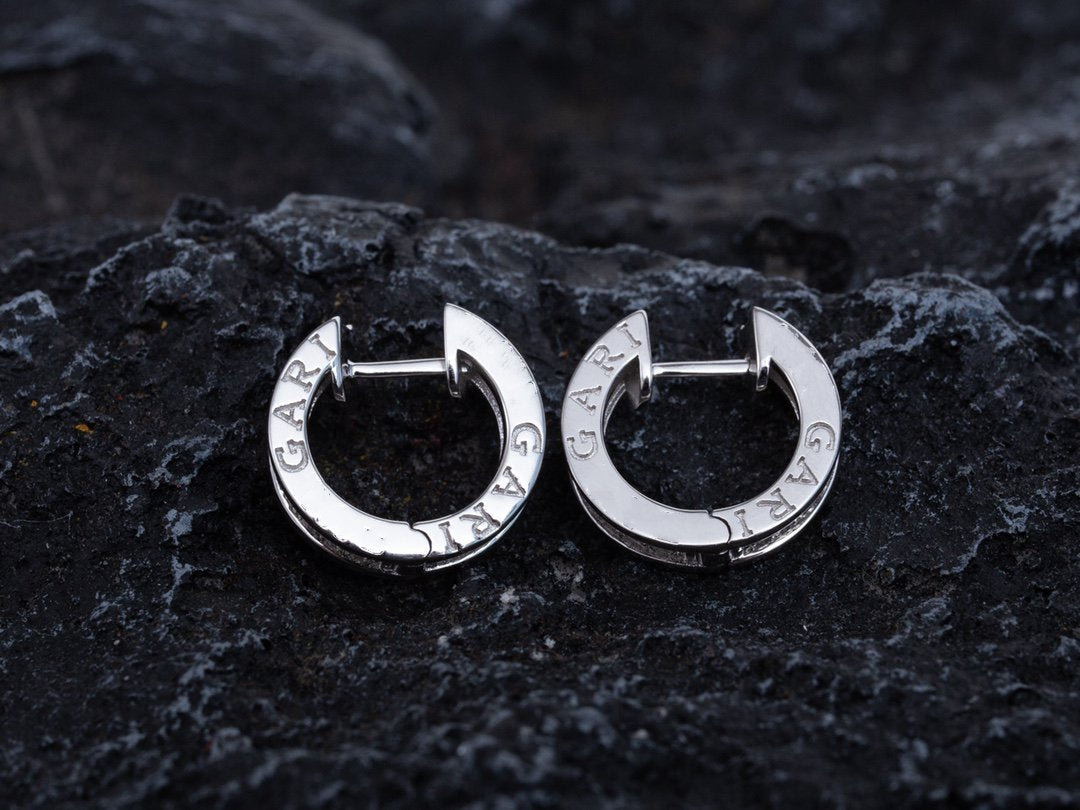 [vivabelle]ZERO 1 MINI SILVER DIAMOND EARRINGS
