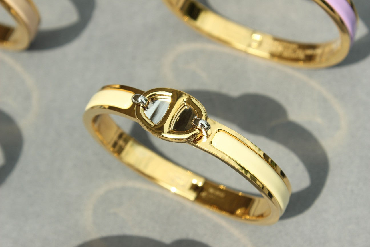 [vivabelle]CLIC CHAINE GOLD BRACELET