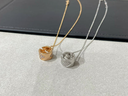 [vivabelle]LIENS EVIDENCE DIAMOND PAVED NECKLACE