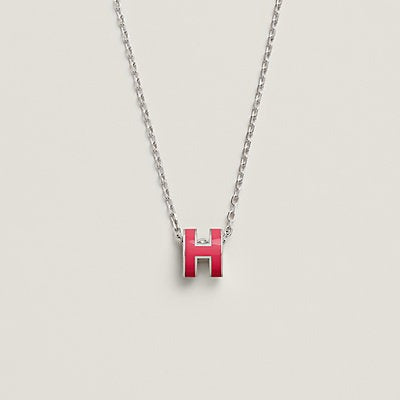 [vivabelle]H NECKLACE PINK