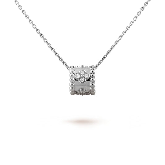 [vivabelle]PERLEE PEDANT SIVLER DIAMOND NECKLACE