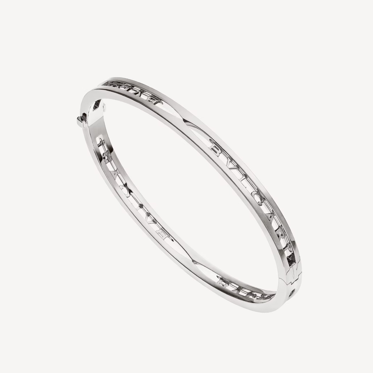 [vivabelle]ZERO 1 SPIRAL LOGO SILVER BRACELET