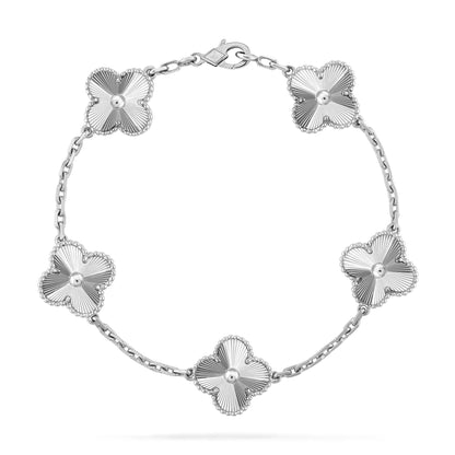 [vivabelle]CLOVER SILVER 5 MOTIFS BRACELET