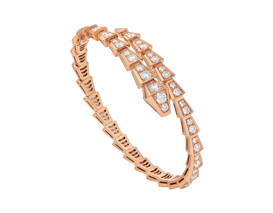 [vivabelle]SERPENTI BRACELET 6.8MM PINK GOLD DIAMOND