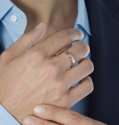 [vivabelle]ALLIANCE LIENS VIDENCE 4MM RING