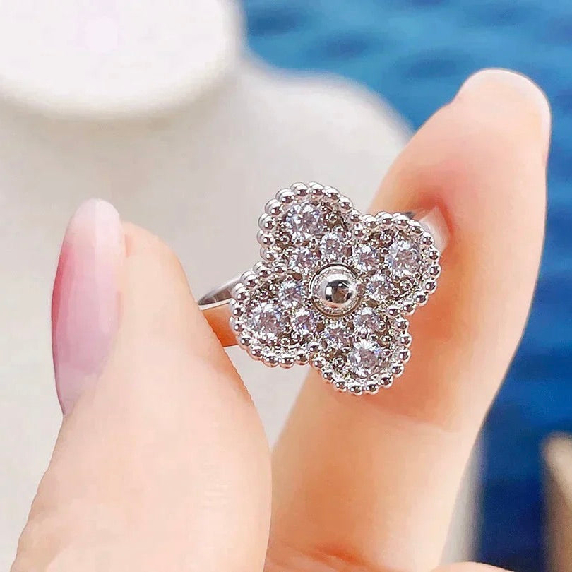 [vivabelle]CLOVER DIAMOND RING