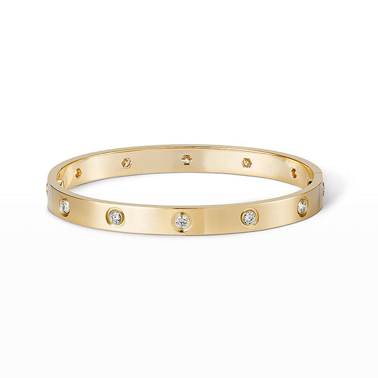 [vivabelle]LOVE BRACELET 6.1MM 10 DIAMONDS
