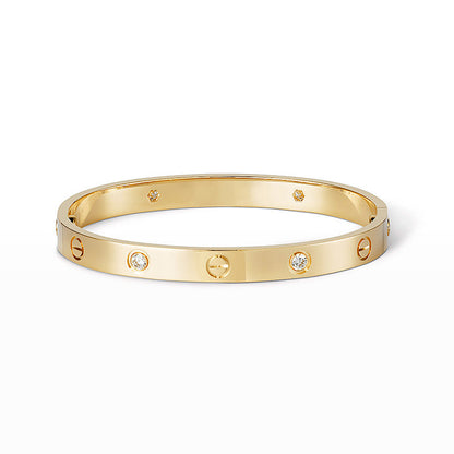 [vivabelle]LOVE BRACELET 6.1MM 4 DIAMONDS