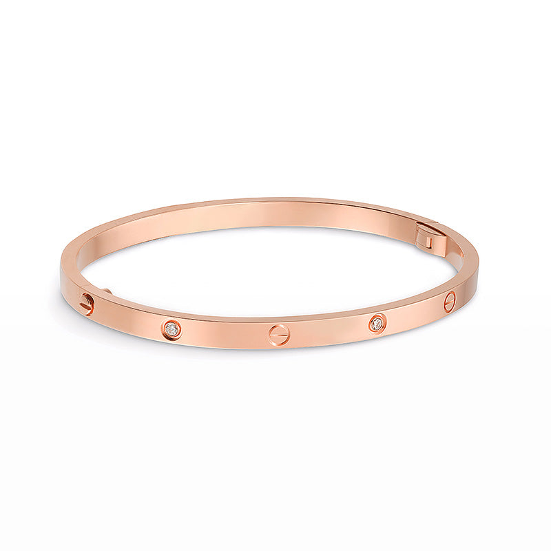 [vivabelle]LOVE BRACELET 3.65MM 6 DIAMONDS