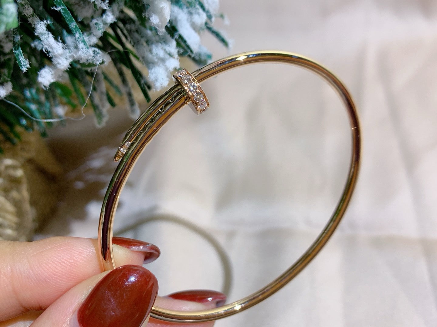 [vivabelle]JUSTE BRACELET 2.5MM DIAMONDS