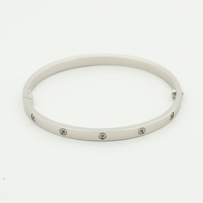 [vivabelle]LOVE BRACELET 3.65MM 10 DIAMONDS