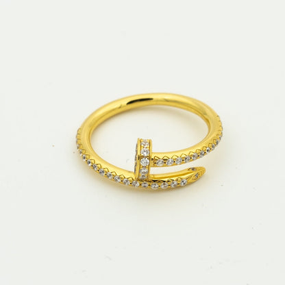 [vivabelle]JUSTE RING 1.8MM GOLD DIAMONDS