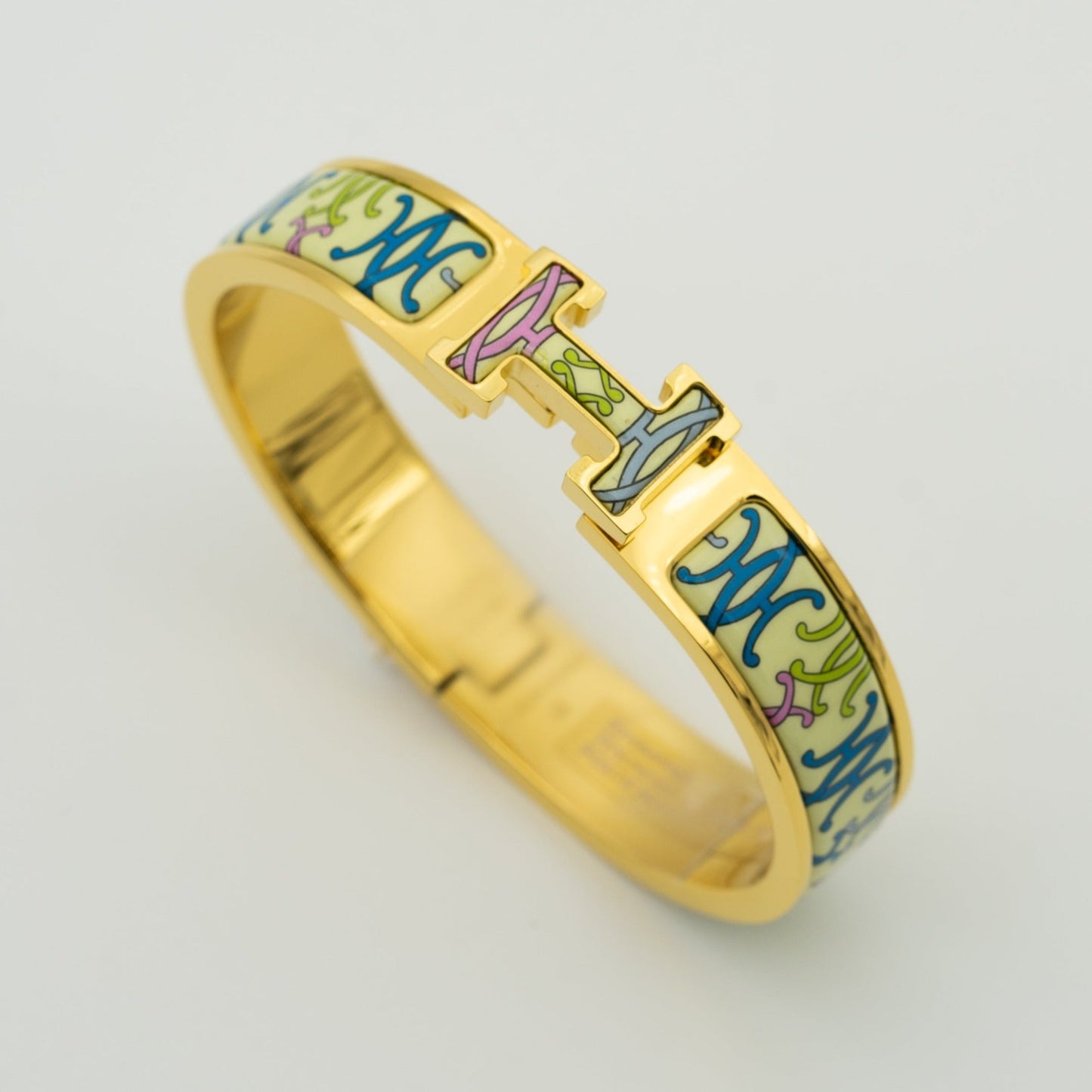 [vivabelle]H BRACELET BEIGE MULTICOLOR