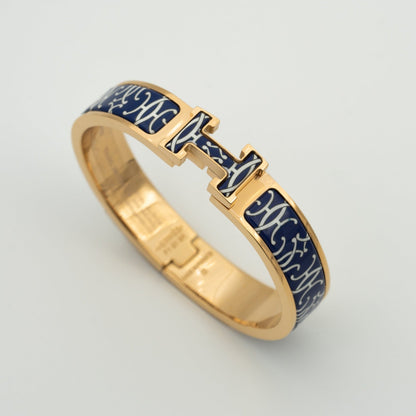 [vivabelle]H BRACELET BLACK MULTICOLOR