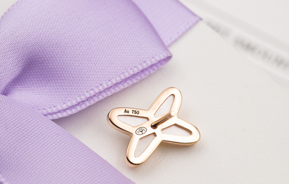 [vivabelle]JEUX DE WHITE MOP PINK GOLD DIAMOND EARRINGS