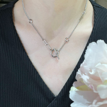 [vivabelle]HM STERLING CHAINE D'ANCRE HEART