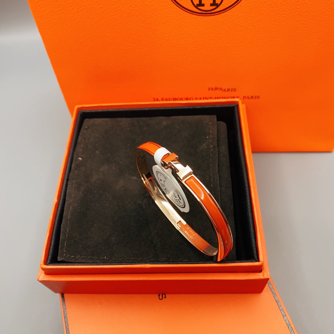 [vivabelle]CLASSIC HM CLIC RED 8MM ENAMEL BRACELET