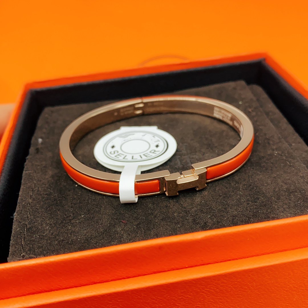 [vivabelle]CLASSIC HM CLIC RED 8MM ENAMEL BRACELET