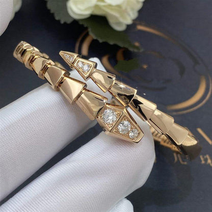 [vivabelle]SERPENTI BRACELET DIAMONDS PINK GOLD