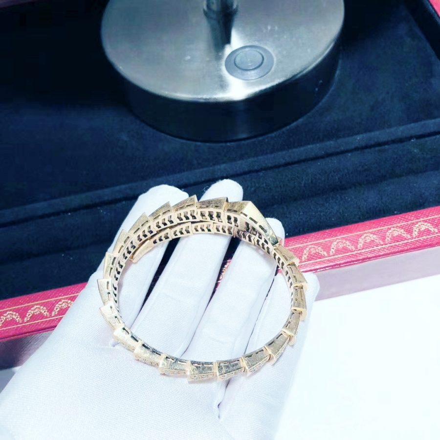 [vivabelle]SERPENTI BRACELET 8MM PINK GOLD DIAMOND
