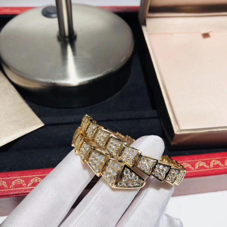 [vivabelle]SERPENTI BRACELET 8MM GOLD DIAMOND