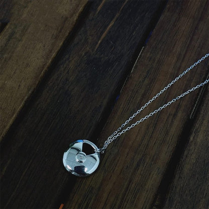 [vivabelle]AMULETTE SILVER FULL DIAMOND NECKLACE