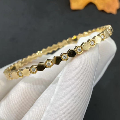 [vivabelle]BEE LOVE GOLD DIAMOND BRACELET
