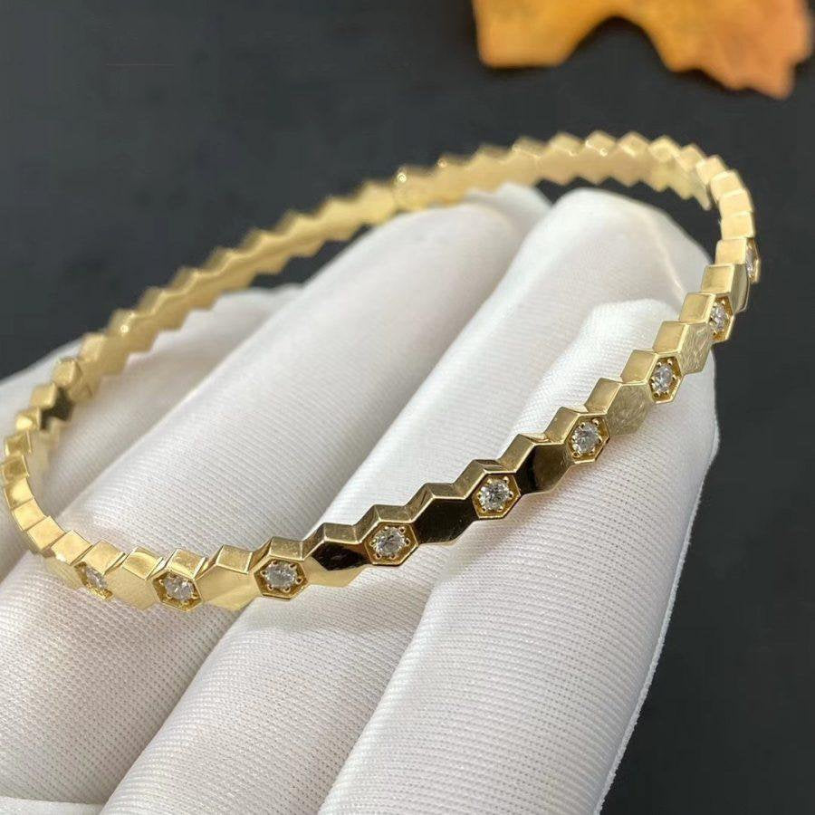 [vivabelle]BEE LOVE GOLD DIAMOND BRACELET